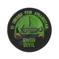 Naszywka VI zmiany PKW Afganistan Green Devil