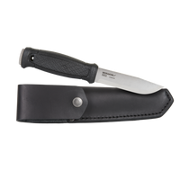 Nóż Morakniv Garberg (Leather Sheath) - Stainless Steel - Czarny (ID 12635)