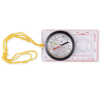 Mil-Tec Kompas płytkowy z podwójną skalą i linką