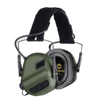 Earmor Aktywne ochronniki słuchu M31 PLUS Foliage Green M31-FG (PLUS)