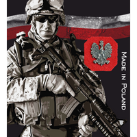 Znaczek Metalowy Haasta - Orzeł Polski