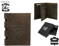 Portfel Męski Skórzany 002-H BROWN NW