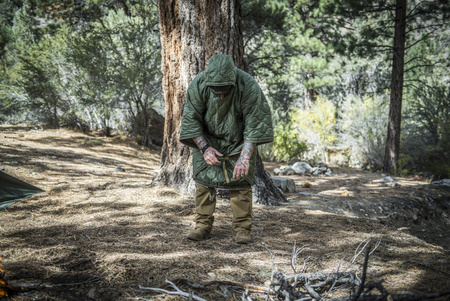 Poncho Helikon SWAGMAN ROLL Basic - Olive Green
