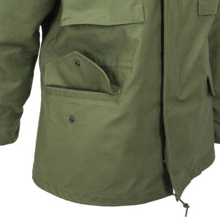 Kurtka Helikon M65 NyCo Sateen Czarna