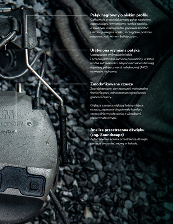 Słuchawki aktywne 3M PELTOR ComTac VIII Headset (J11)