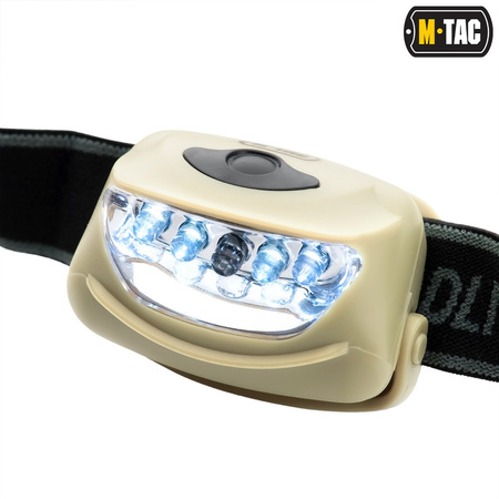 Latarka czołowa M-Tac 4+1 LED