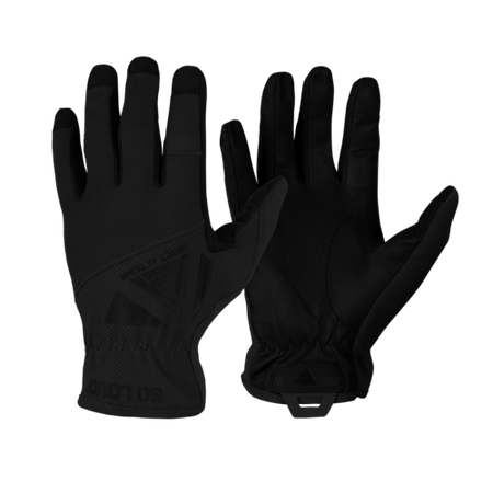 Direct Action Light Gloves Leather Czarne