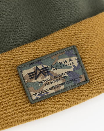 Czapka Alpha Industries Crew Beanie dark olive