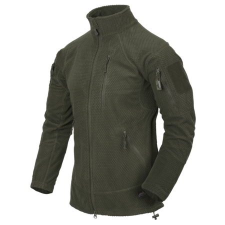 Bluza Helikon ALPHA TACTICAL - Grid Fleece - Olive Green