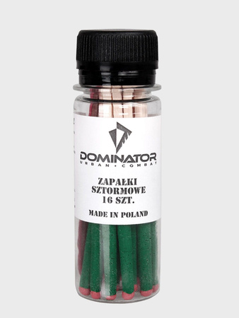 Zapałki Sztormowe Dominator w pudełku 16 SZT.