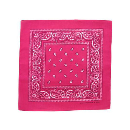 Chusta bandana 55x55 Różowa