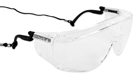 Bolle Safety Okulary ochronne SQUALE OTG Przezroczysty