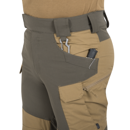 Spodnie Helikon Hybrid Outback Taiga Green/Czarne