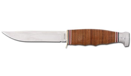Nóż myśliwski Ka-Bar Leather Handled Hunter