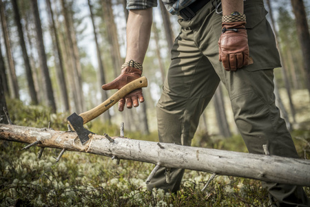 Rękawiczki Helikon Woodcrafter - Brązowe