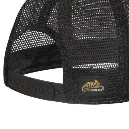 Czapka Helikon Trucker Plain - Washed Cotton - Washed Dark Green / Washed Black C