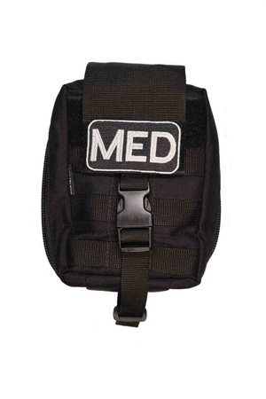 Apteczka JanySport Modułowa Taktyczna Zrywana Cordura Czarna
