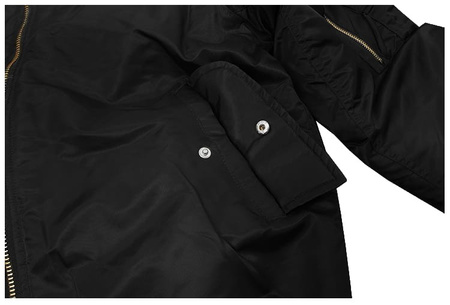 KURTKA MA-1 FLYERS TEXAR LOTNICZA FLECK CZARNA