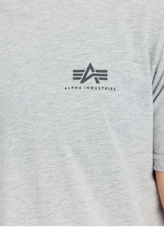 Koszulka Alpha Industries Basic T-Shirt SL szara