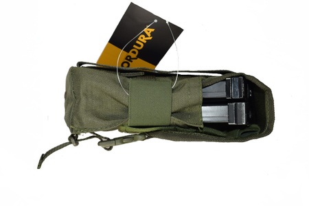 Podwójna ładownica na magazynki Beryl, AK, HK JanySport CORDURA oliwka