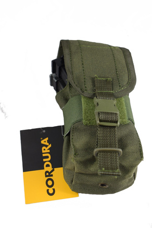 Podwójna ładownica na magazynki Beryl, AK, HK JanySport CORDURA oliwka