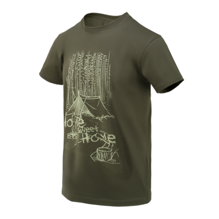 Helikon T-Shirt (Home Sweet Home) - Taiga Green