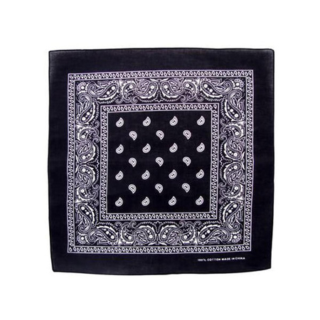 Chusta bandana 55x55 Czarna