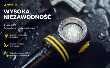 Latarka czołowa Armytek Elf C2 USB White