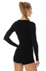 Bluza termoaktywna damska Brubeck COMFORT COTTON czarny