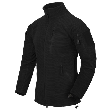 Bluza Helikon ALPHA TACTICAL - Grid Fleece - Czarna M