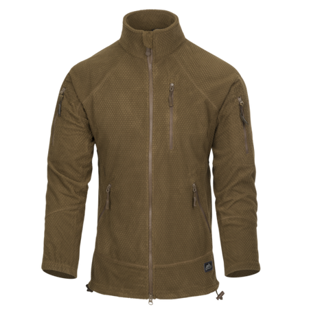 Bluza Helikon ALPHA TACTICAL - Grid Fleece - Czarna XXL