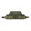 Double Horizontal Pouch - Olive Green