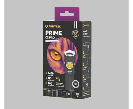 Latarka EDC Armytek Prime C2 Pro Magnet USB White