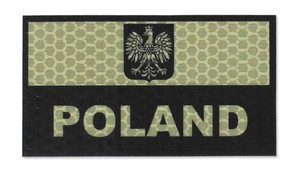 Naszywka Polska Duża Coyote Tan Gen I