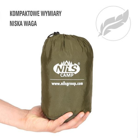Hamak z moskitierą zielony NILS CAMP