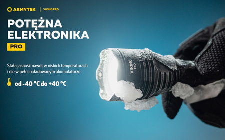 Latarka taktyczna myśliwska Armytek Viking Pro Magnet USB