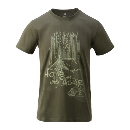 Helikon T-Shirt (Home Sweet Home) - Taiga Green