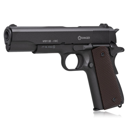 Pistolet Wiatrówka Ranger M1911 BB KWC 4,5mm Blow Back Full Metal Co2