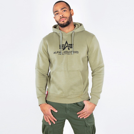 Bluza z kapturem Alpha Industries Basic Hoodie olive