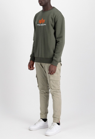 Bluza Alpha Industries Basic Sweater Rubber dark green