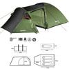 NAMIOT KEMPINGOWY TREKKER III ZIELONY NILS CAMP 3os
