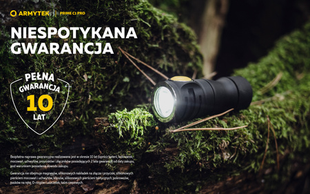 Latarka EDC Armytek Prime C1 Pro Magnet USB White