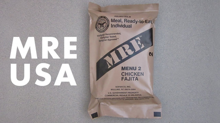 RACJA ŻYWNOŚCIOWA MRE USA ORYGINALNA MENU 22