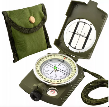 Kompas pryzmatyczny turystyczny busola wojskowa