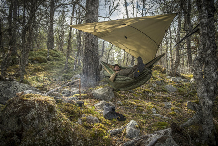 Płachta biwakowa Helikon SUPERTARP Small - Olive Green