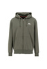 Bluza z kapturem Alpha Industries Basic Zip Hoody SL dark green