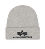Czapka Alpha Industries 3D Beanie grey heather