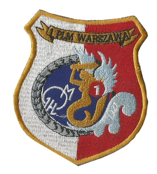 Naszywka 1 Pułk Lotnictwa Myśliwskiego „Warszawa”