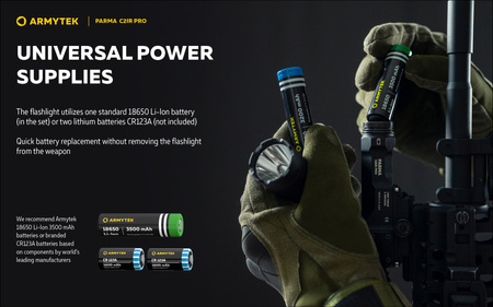 Latarka taktyczna Armytek PARMA C2IR PRO