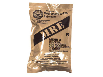 RACJA ŻYWNOŚCIOWA MRE USA ORYGINALNA MENU 3